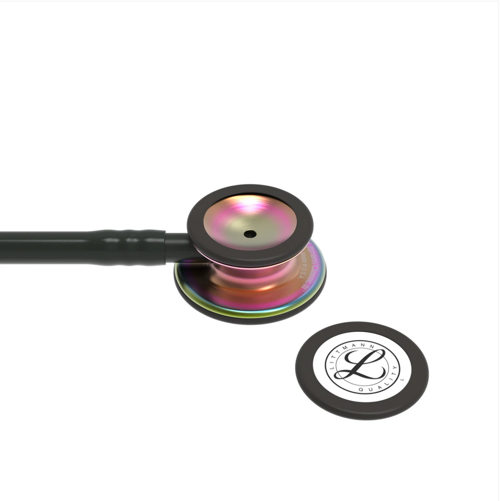 3M™ Littmann® Classic III™ Stethoscope  - Black tube &amp; Rainbow finish chest piece 5870