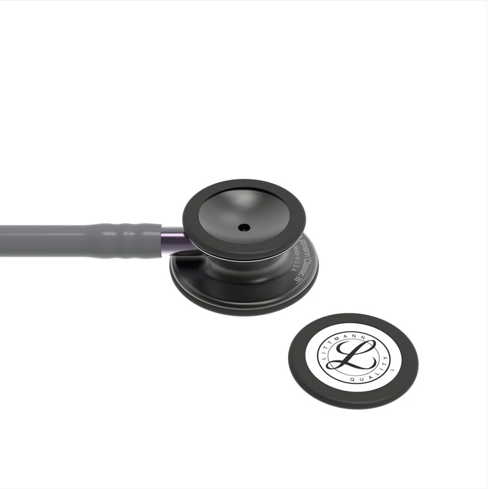 3M™ Littmann® Classic III™ Stethoscope - Gray tube & Smoke black chest piece 5873