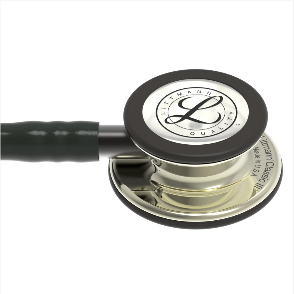 3M™ Littmann® Classic III™ Stethoscope - Black tube & Champagne finish chest piece 5861