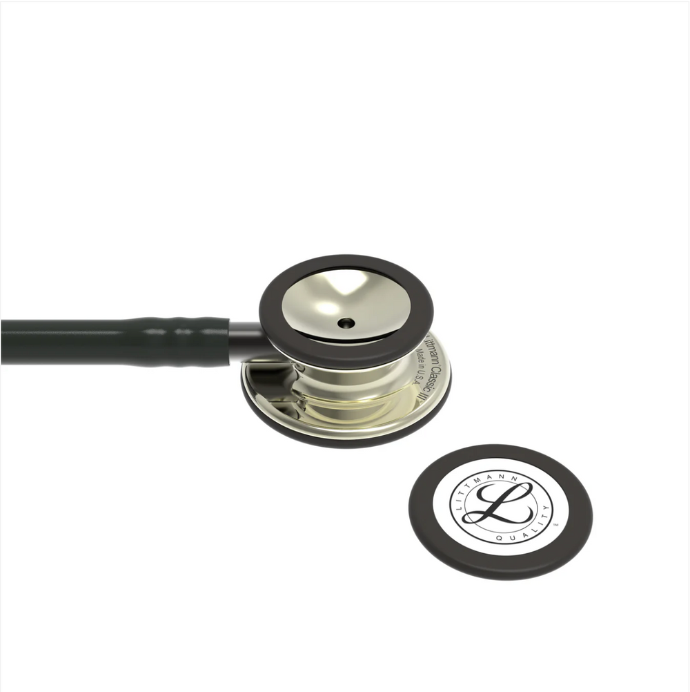 3M™ Littmann® Classic III™ Stethoscope - Black tube & Champagne finish chest piece 5861