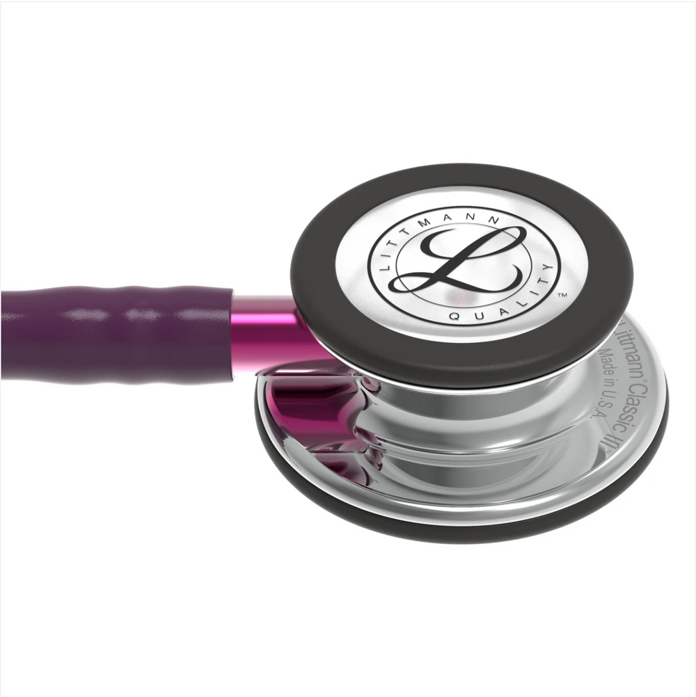 3M™ Littmann® Classic III™ Stethoscope - Plum tube & Mirror finish chest piece 5960
