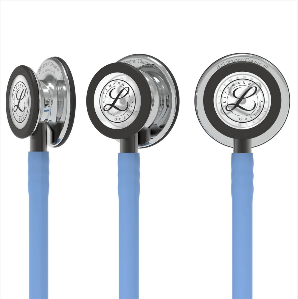 3M™ Littmann® Classic III™ Stethoscope - Ceil blue tube & Mirror finish chest piece 5959