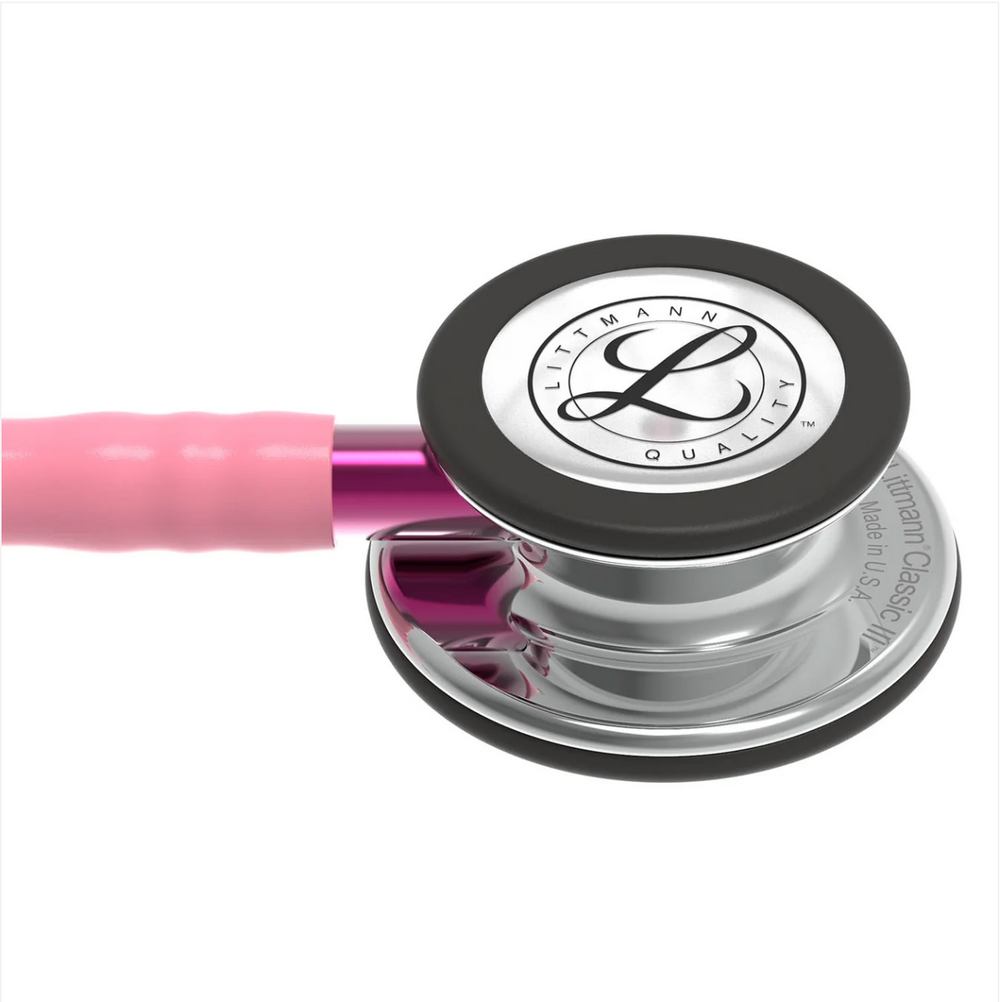 3M™ Littmann® Classic III™ Stethoscope - Pink tube & Mirror finish chest piece 5962