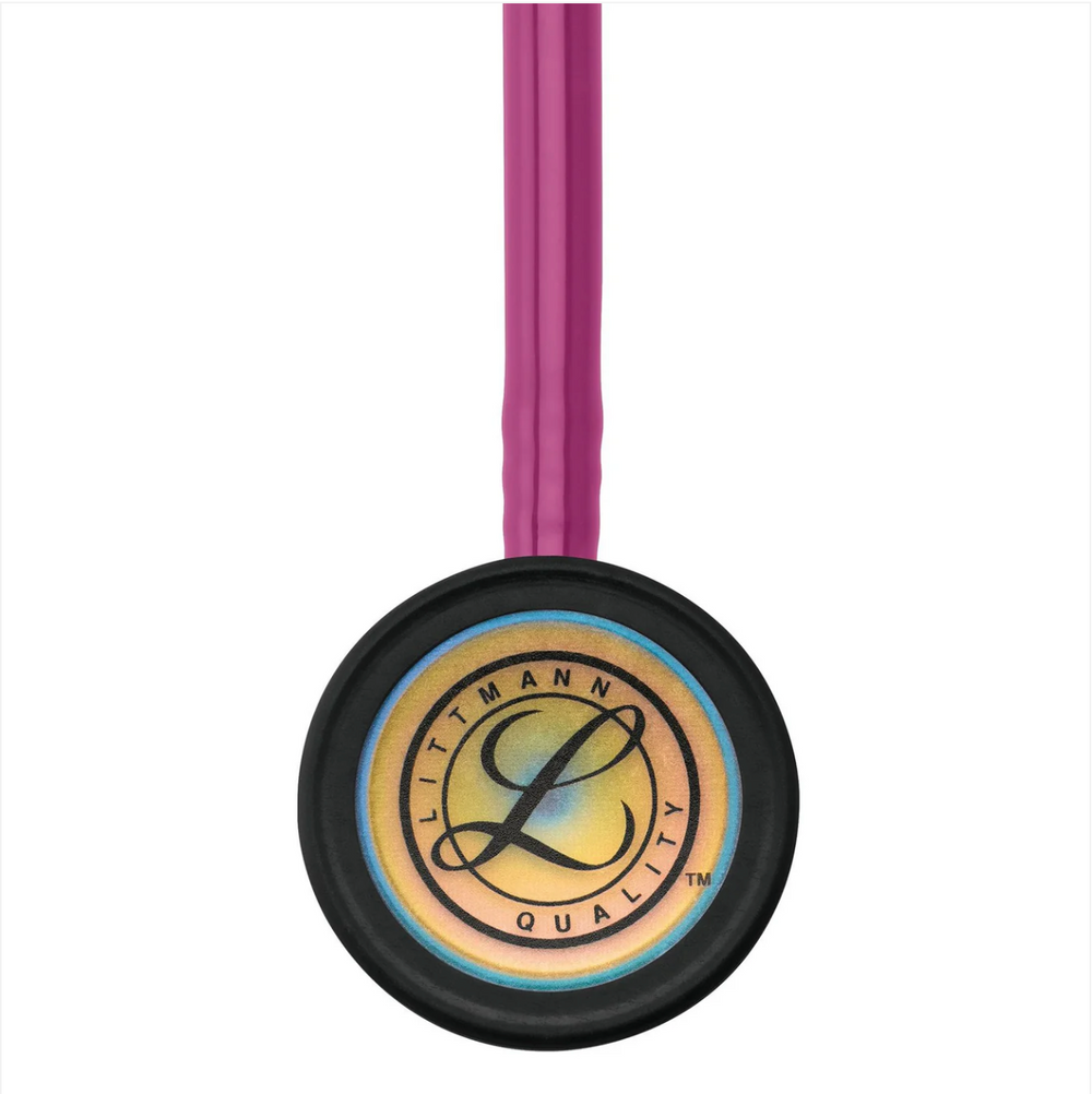 3M™ Littmann® Classic III™ Stethoscope - Raspberry tube & Rainbow finish chest piece 5806