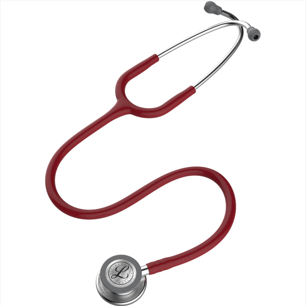3M™ Littmann® Classic III™ Stethoscope - Burgundy tube & Silver chest piece 5627