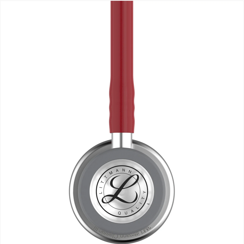 3M™ Littmann® Classic III™ Stethoscope - Burgundy tube & Silver chest piece 5627