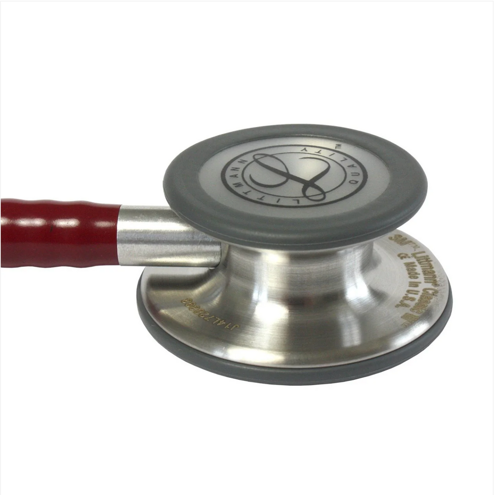 3M™ Littmann® Classic III™ Stethoscope - Burgundy tube & Silver chest piece 5627