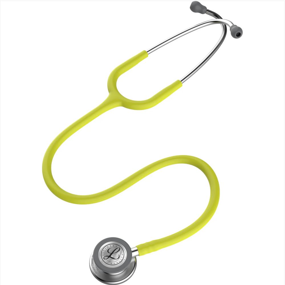 3M™ Littmann® Classic III™ Stethoscope - Lemon Lime tube & Silver chest piece 5839