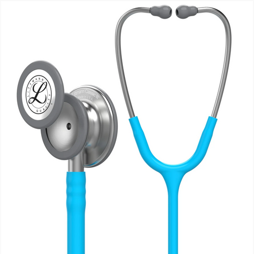 3M™ Littmann® Classic III™ Stethoscope - Turquoise tube & Silver chest piece 5835