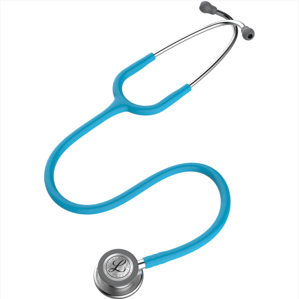 3M™ Littmann® Classic III™ Stethoscope - Turquoise tube & Silver chest piece 5835