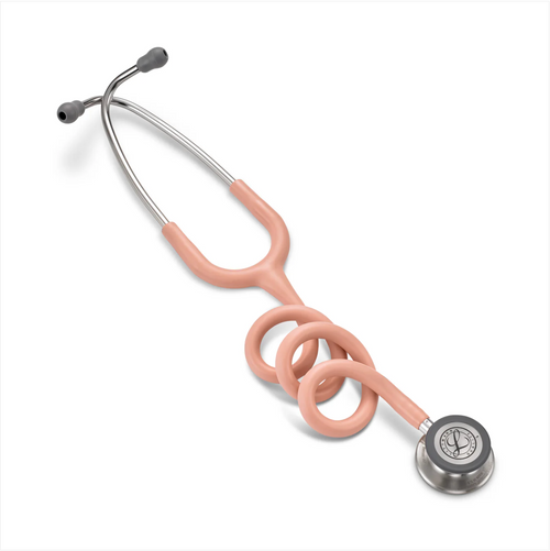 3M™ Littmann® Classic III™ Stethoscope - Champagne rose satin tube & Silver chest piece 5910C