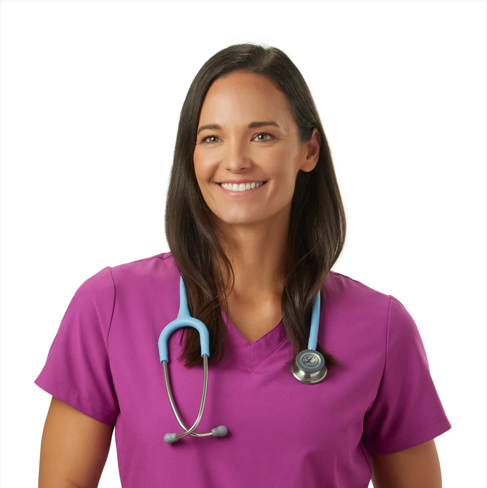 3M™ Littmann® Classic III™ Stethoscope - Marine Blue Satin tube & Silver chest piece 5912C