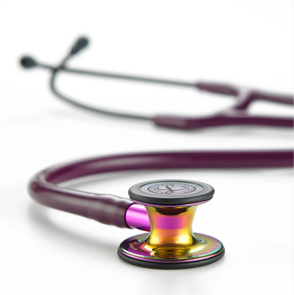 3M™ Littmann® Cardiology IV™ - Plum tube & Polished rainbow finish chest piece 6239