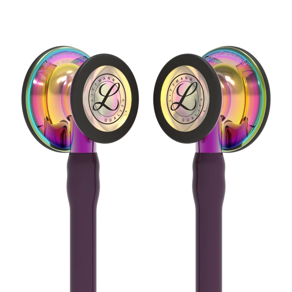 3M™ Littmann® Cardiology IV™ - Plum tube & Polished rainbow finish chest piece 6239