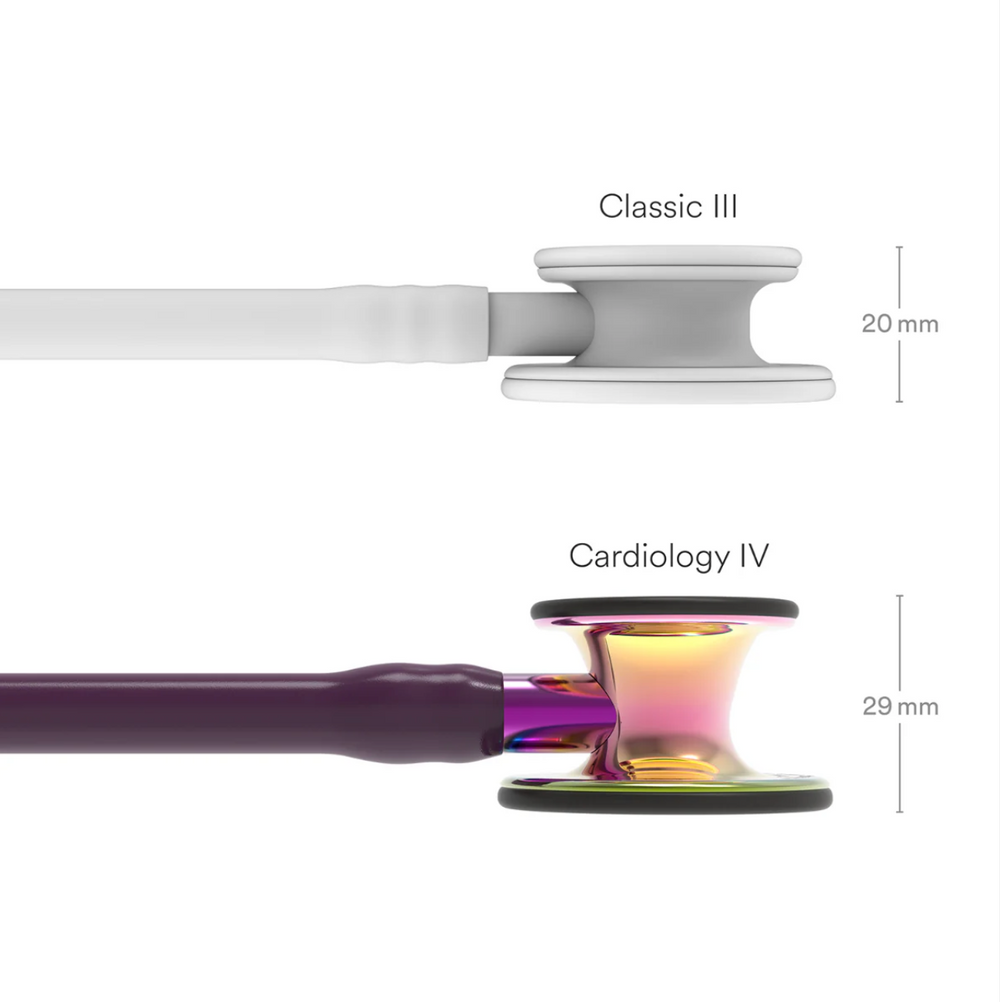 3M™ Littmann® Cardiology IV™ - Plum tube & Polished rainbow finish chest piece 6239