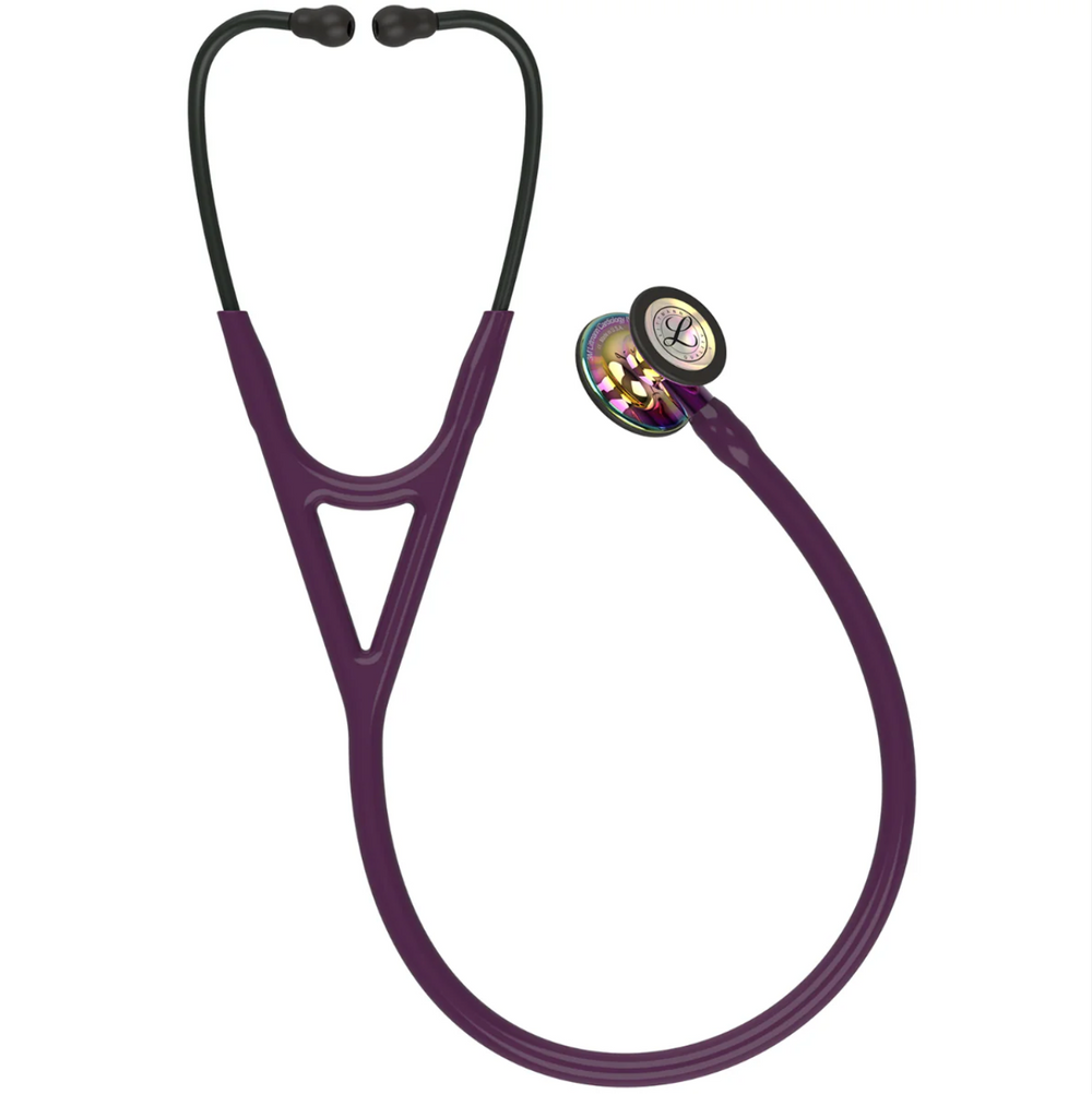 3M™ Littmann® Cardiology IV™ - Plum tube & Polished rainbow finish chest piece 6239