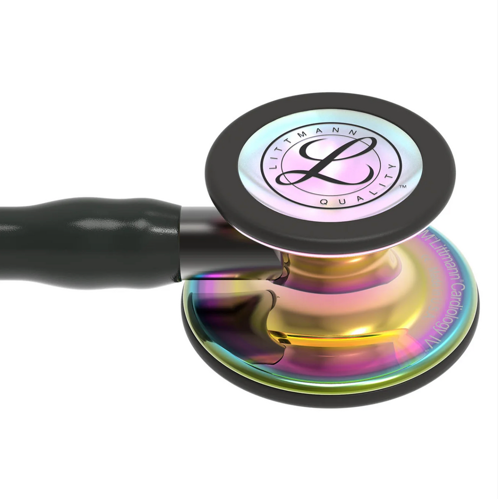3M™ Littmann® Cardiology IV™ - Black tube & Polished rainbow finish chest piece 6240