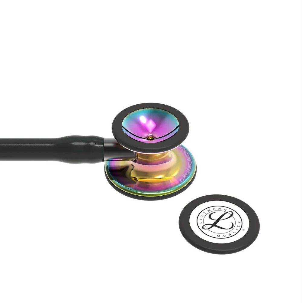 3M™ Littmann® Cardiology IV™ - Black tube & Polished rainbow finish chest piece 6240