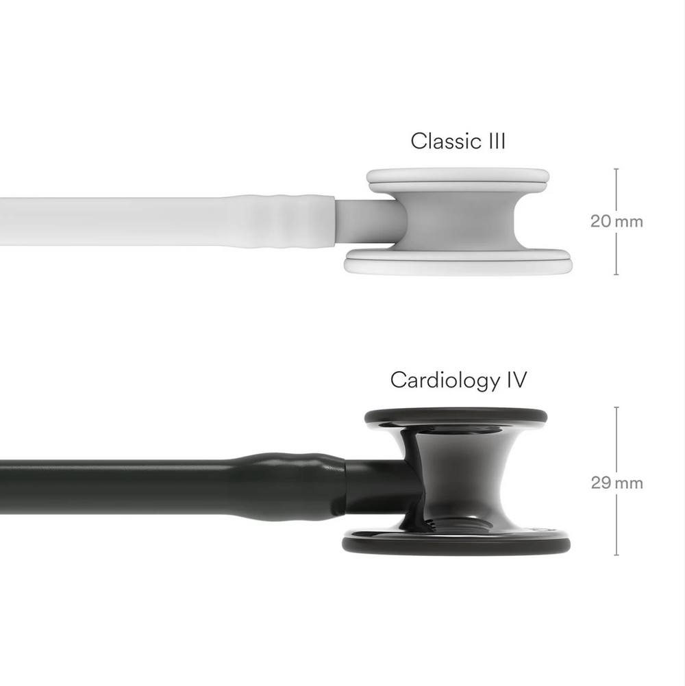 3M™ Littmann® Cardiology IV™ - Black tube & Smoke black chest piece 6232