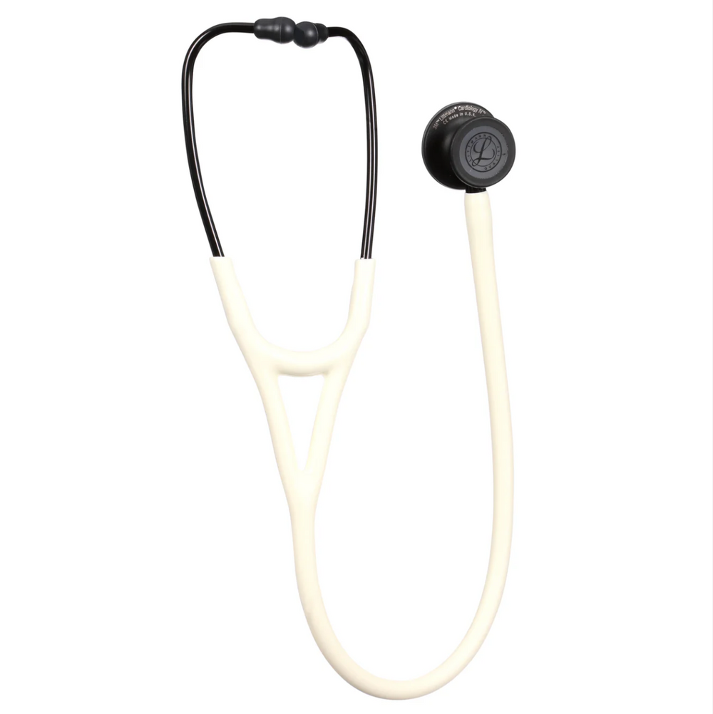 3M™ Littmann® Cardiology IV™ - Alabaster satin tube & Matte black chest piece  6186C
