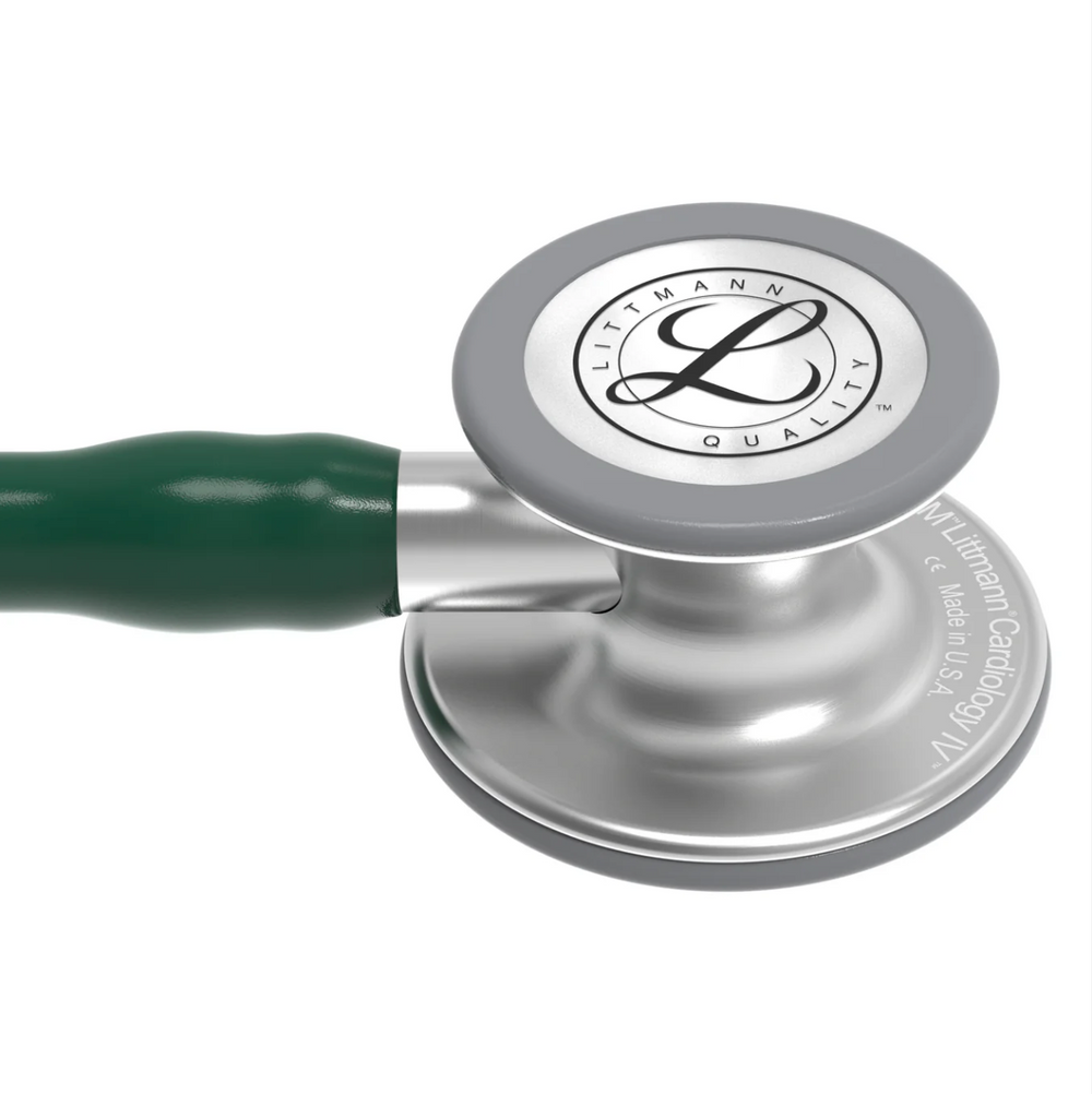 3M™ Littmann® Cardiology IV™ - Hunter green tube & Silver chest piece 6155