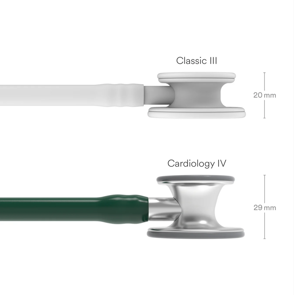 3M™ Littmann® Cardiology IV™ - Hunter green tube & Silver chest piece 6155