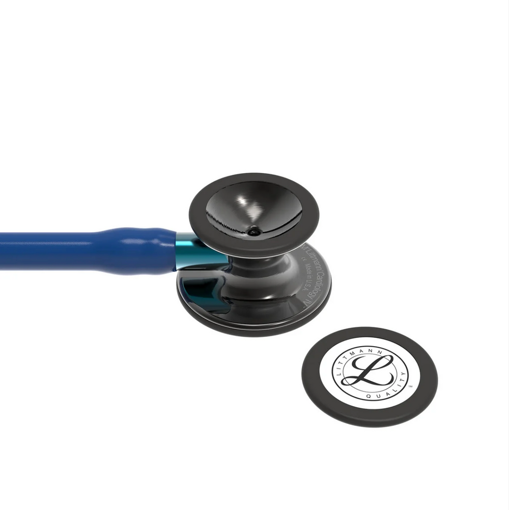 3M™ Littmann® Cardiology IV™ - Navy Blue tube & Polished Smoke chest piece, blue Stem 6202