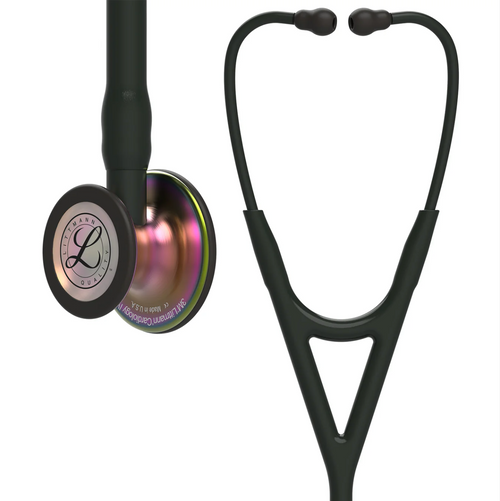 3M™ Littmann® Cardiology IV™ - Black tube & Rainbow finish chest piece 6165