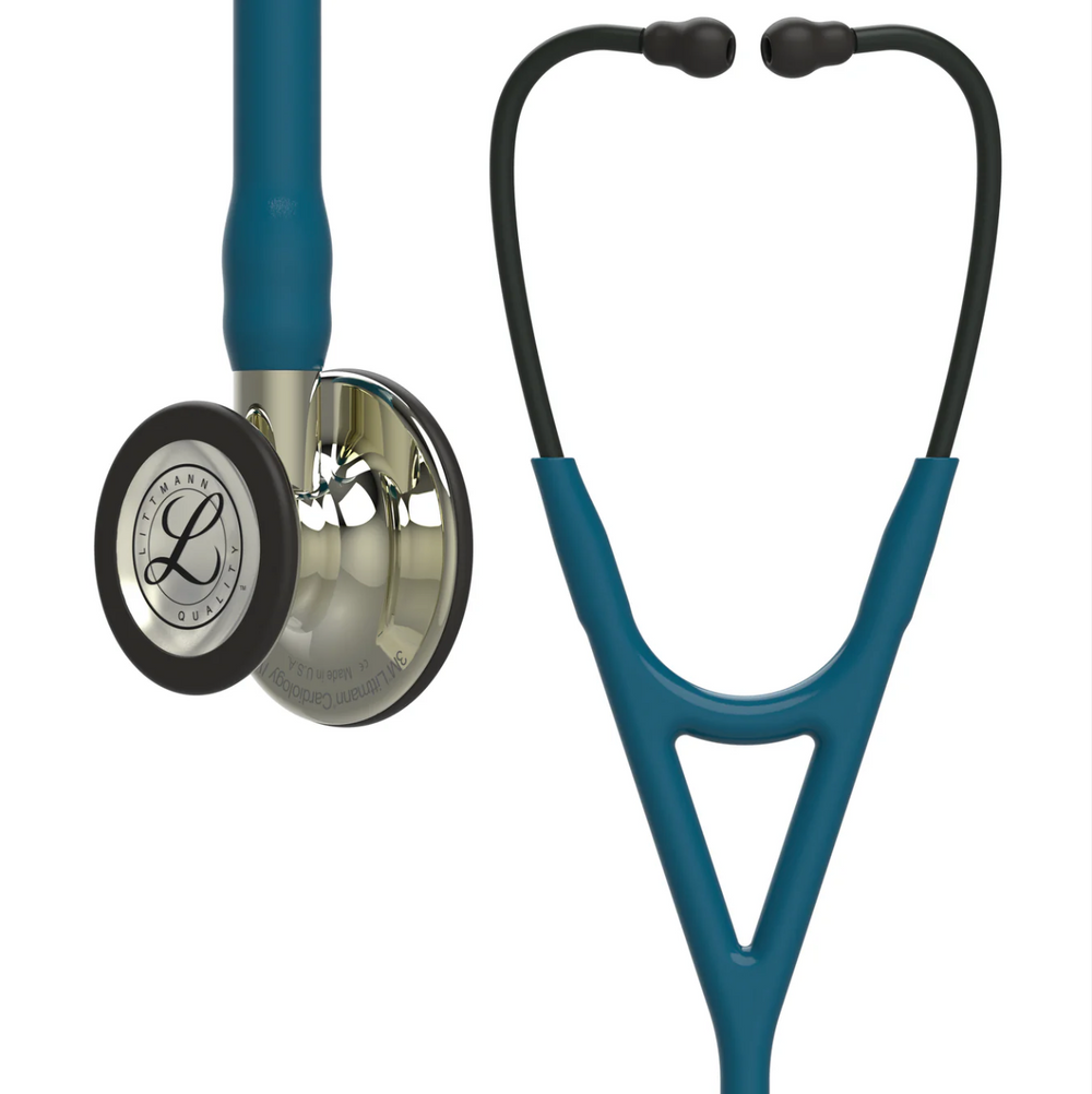 3M™ Littmann® Cardiology IV™ - Caribbean blue & Champagne finsh chest piece 6190