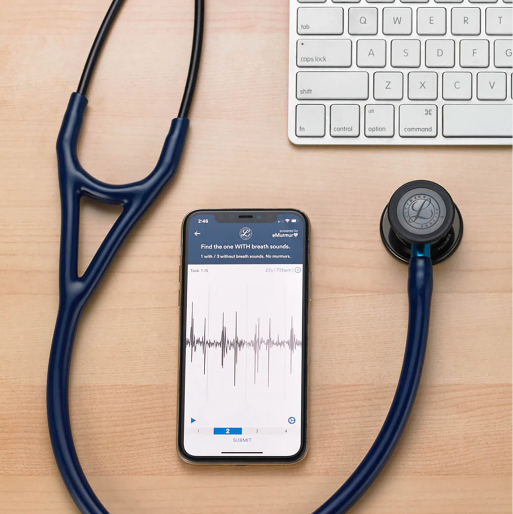 3M™ Littmann® Cardiology IV™ - Navy Blue tube & Matte black chest piece 6168