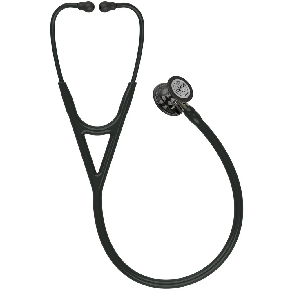 3M™ Littmann® Cardiology IV™ - Black tube & Polished smoke black chest piece, Champagne stem 6204