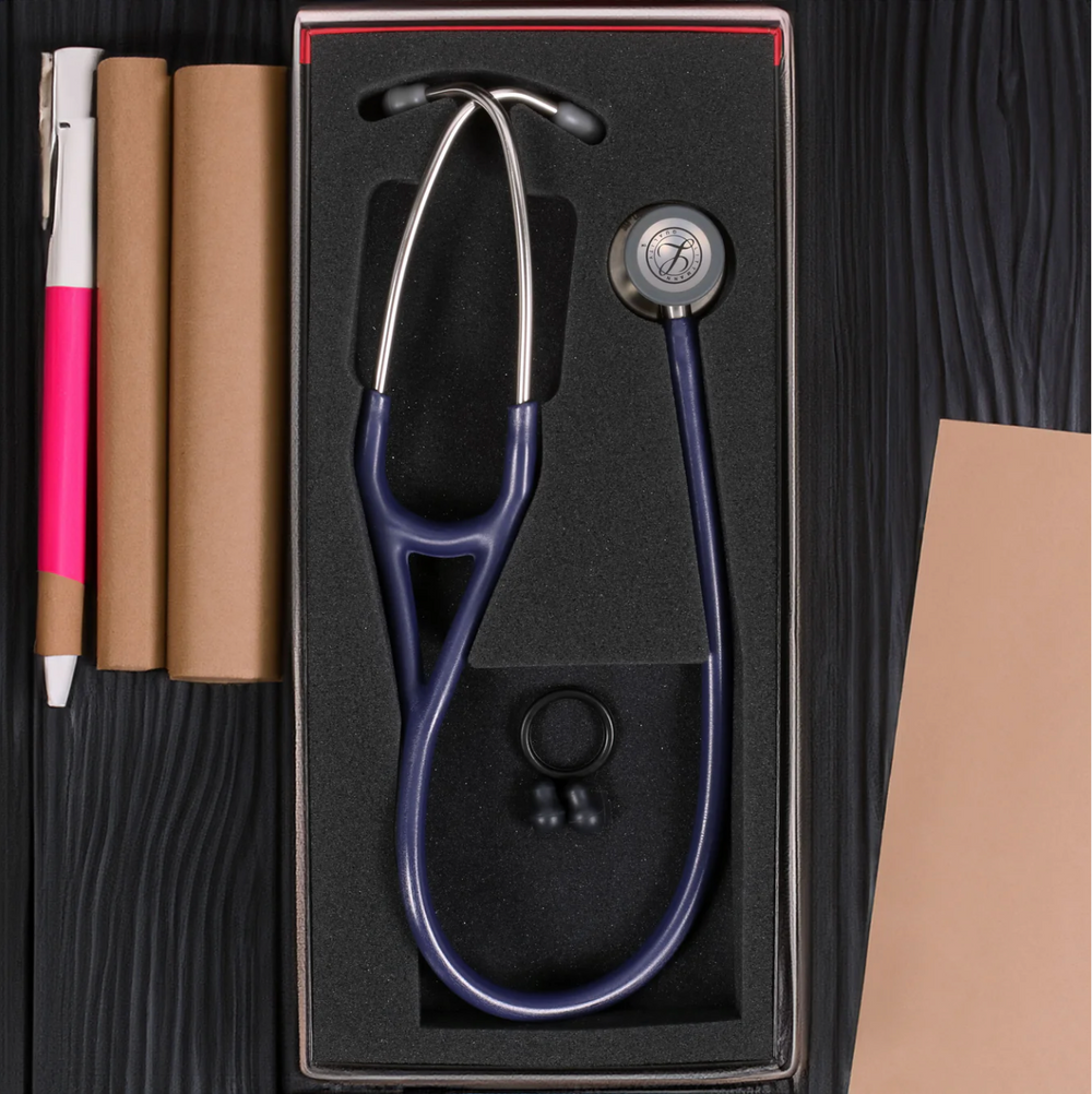 3M™ Littmann® Cardiology IV™ - Midnight blue satin tube & Silver chest piece 6187C