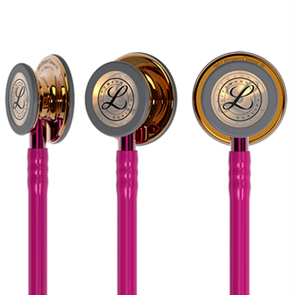 3M™ Littmann® Classic III™ Stethoscope - Raspberry tube &amp; High polished copper finish chest piece "Limited Edition" 5647