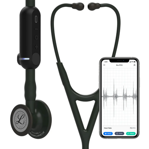 3M™ Littmann® CORE Digital - Black tube & Matte black chest piece 8480