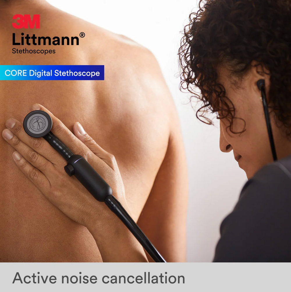 3M™ Littmann® CORE Digital - Black tube & Matte black chest piece 8480