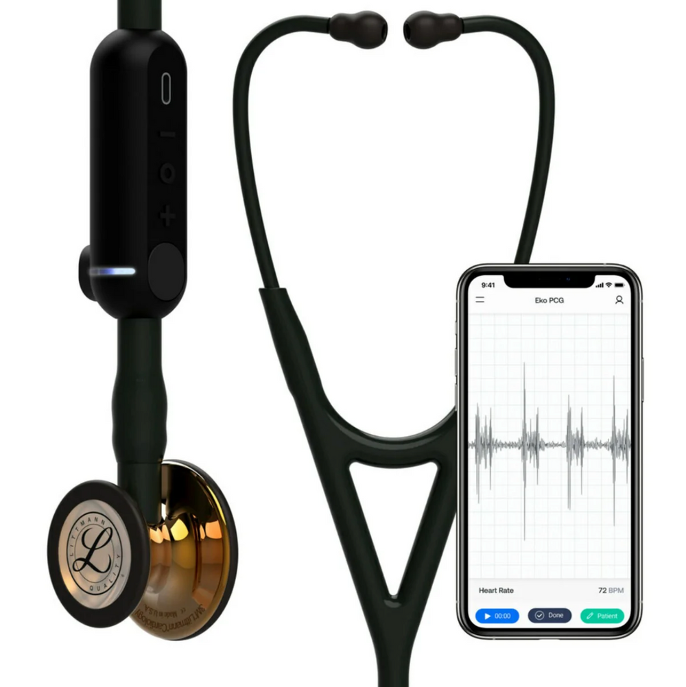 3M™ Littmann® CORE Digital - Black tube & High polish copper chest piece 8870