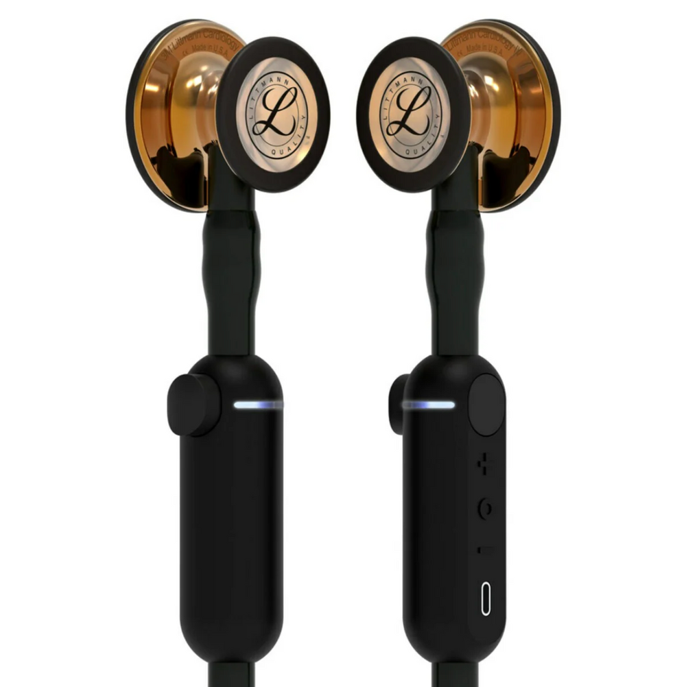 3M™ Littmann® CORE Digital - Black tube & High polish copper chest piece 8870