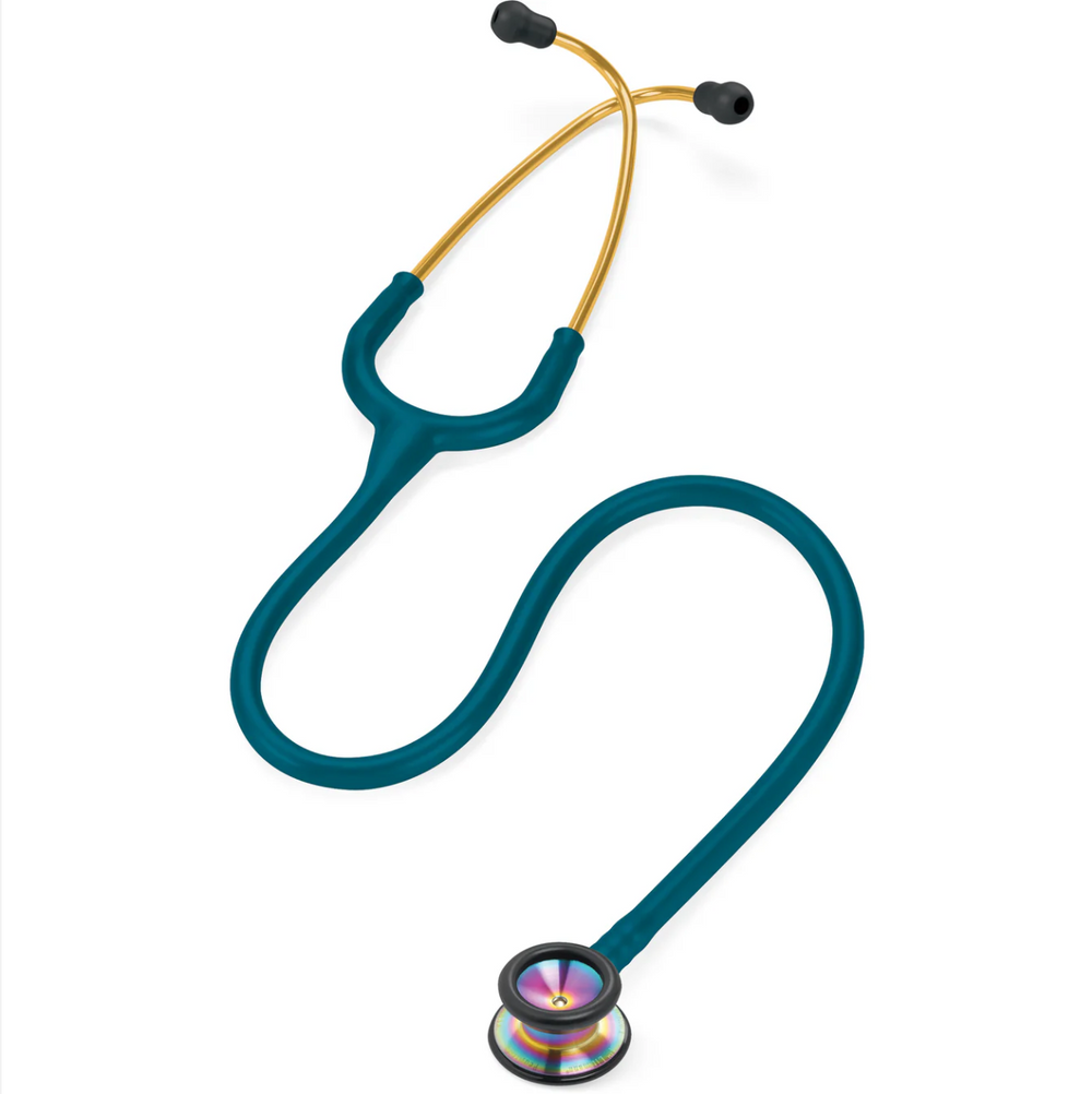 3M™ Littmann® Classic II Pediatric - Caribbean blue tube & Rainbow finish chest piece 2153