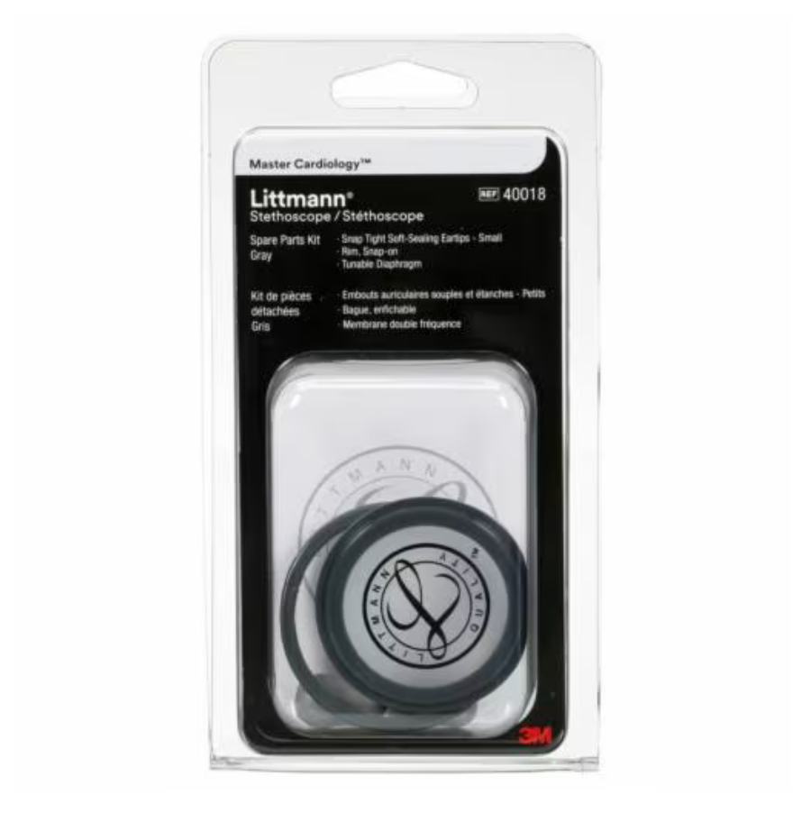 3M™ Littmann® Master Cardiology Stethoscope Spare Parts Kit - Gray