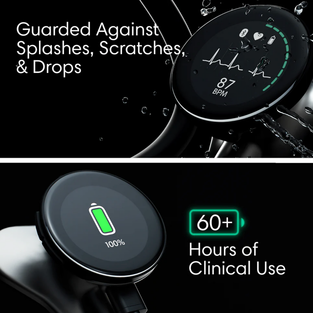 Eko CORE 500™ Digital Stethoscope - Matte Black Chestpiece